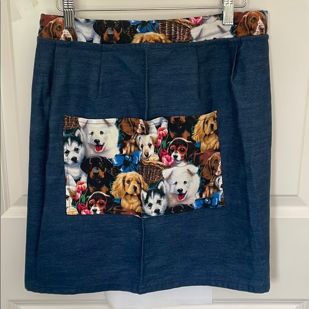 Handmade Dog Half Apron OS
